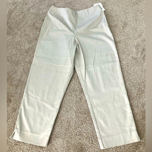 Pendleton Petite 12 Ivory Cropped Dress Slacks Pants NWT - Picture 1 of 10